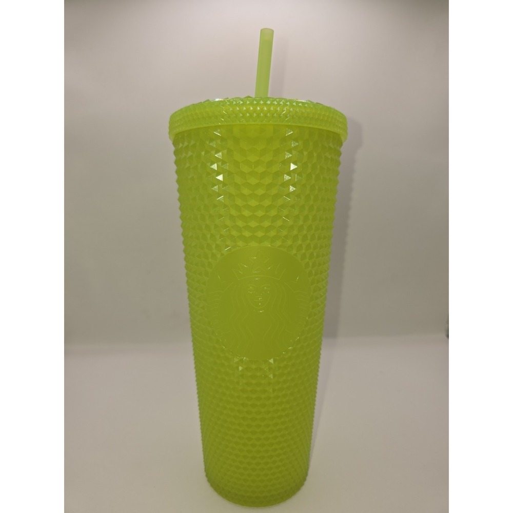 2022 Starbucks Halloween Glow in the Dark Lemongrass Studded Tumbler 24 oz Venti